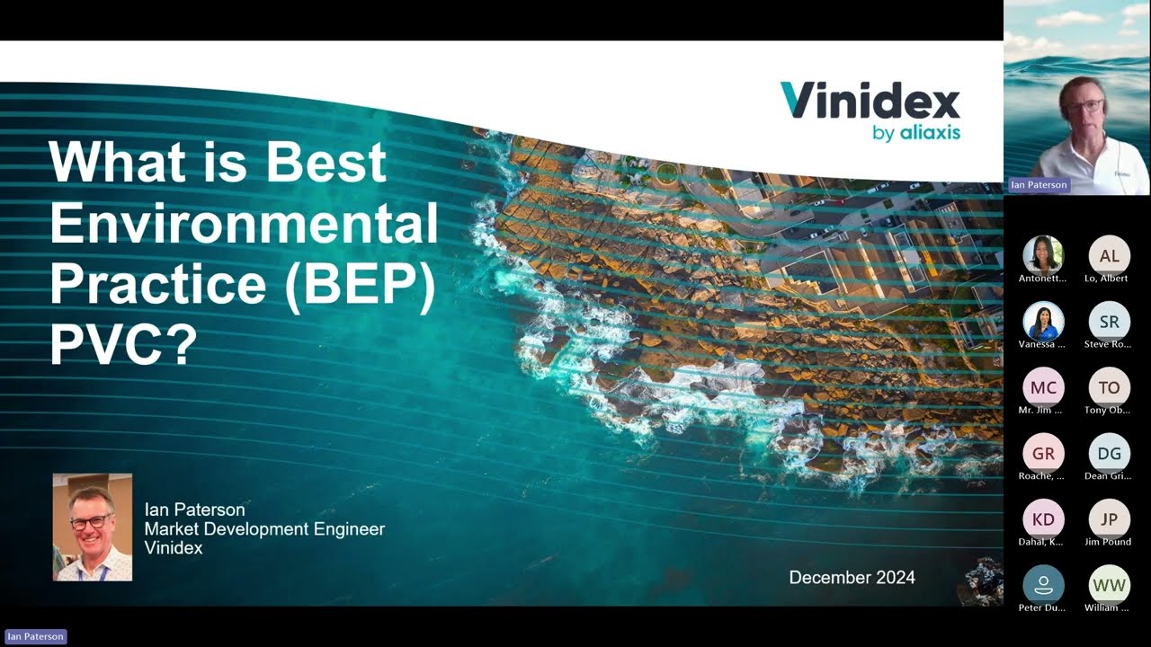 Vinidex Webinar   - What is Best Environmental Practice BEP PVC Dec 2024