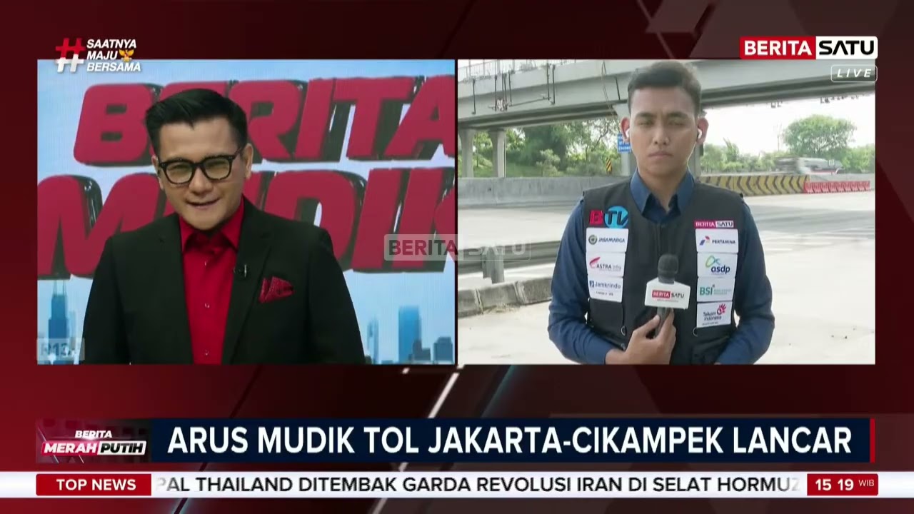 H-9 Lebaran: Arus Mudik Tol Jakarta-Cikampek Ramai Lancar #Beritasatu