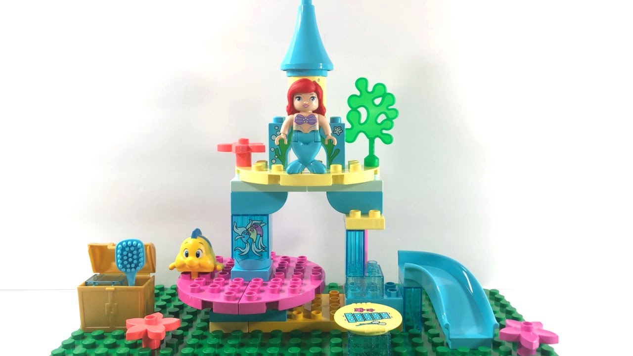 How To Build LEGO Duplo Disney Princess Ariel's Undersea Castle | Satisfying Stop Motion
