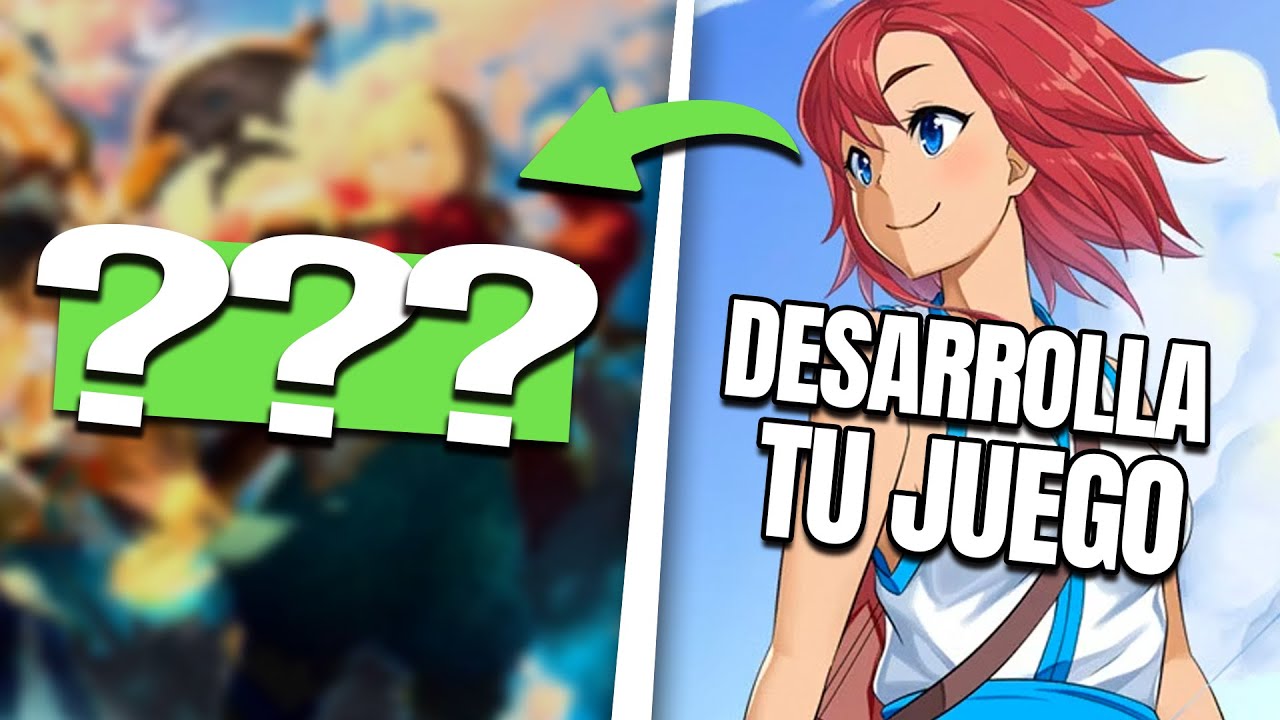 ¡CREA TU PROPIO VIDEOJUEGO SIN SABER PROGRAMAR! 👉 El mejor MOTOR GRÁFICO para PRINCIPIANTES!