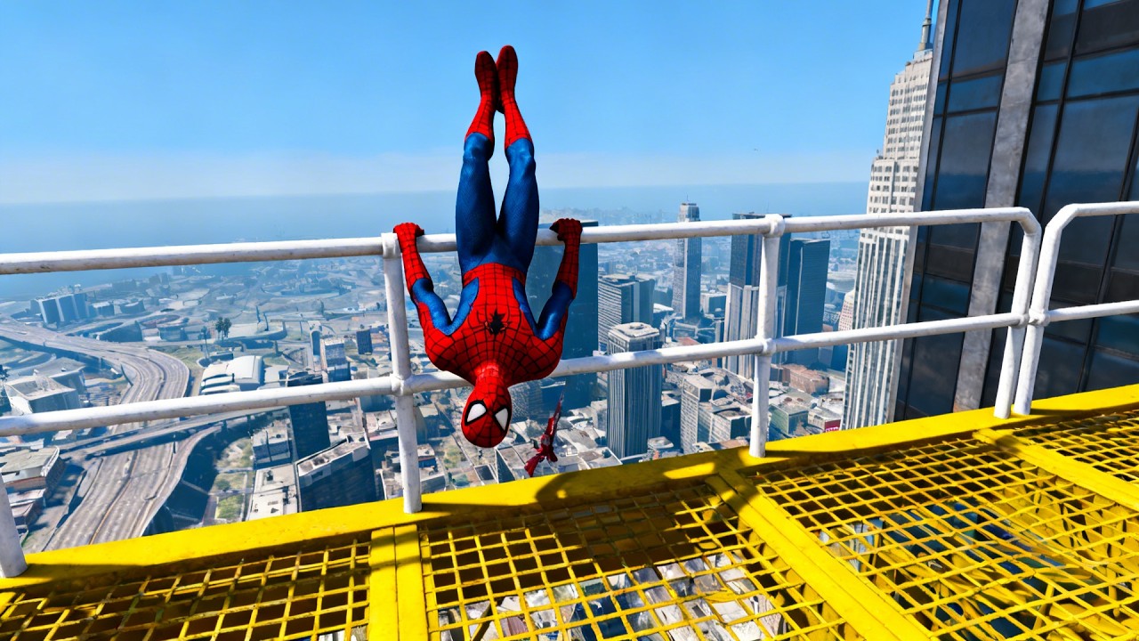 Spider-Man Tried Insane Jumps… And Paid the Price 😱 | GTA 5