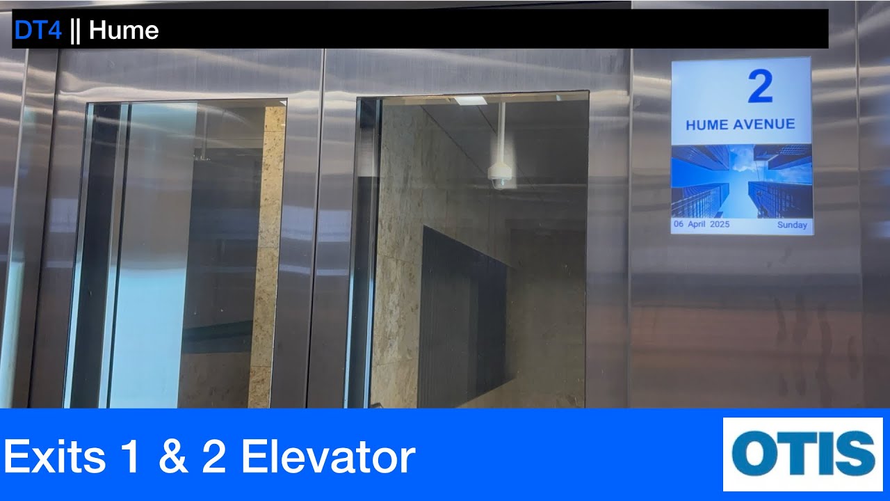 Hume MRT Station || Otis Elevator (Exits 1 & 2)