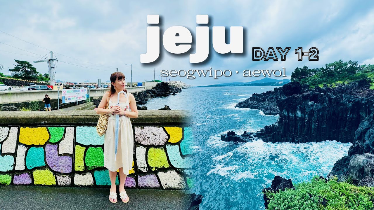 JEJU 6D5N (pt 1) Arrived early morning, Stone House airbnb, popular Jejudang Cafe, food+sightseeing!