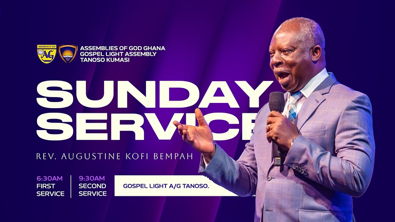 WELCOME TO OUR SUNDAY FIRST AND ENGLISH SERVICE WITH REV. AUGUSTINE KOFI BEMPAH....15th March , 2026