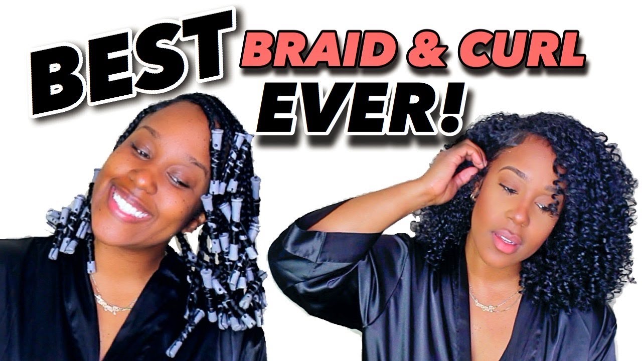 MY BEST BRAID AND CURL EVER!!!!!! | NATURAL HAIR