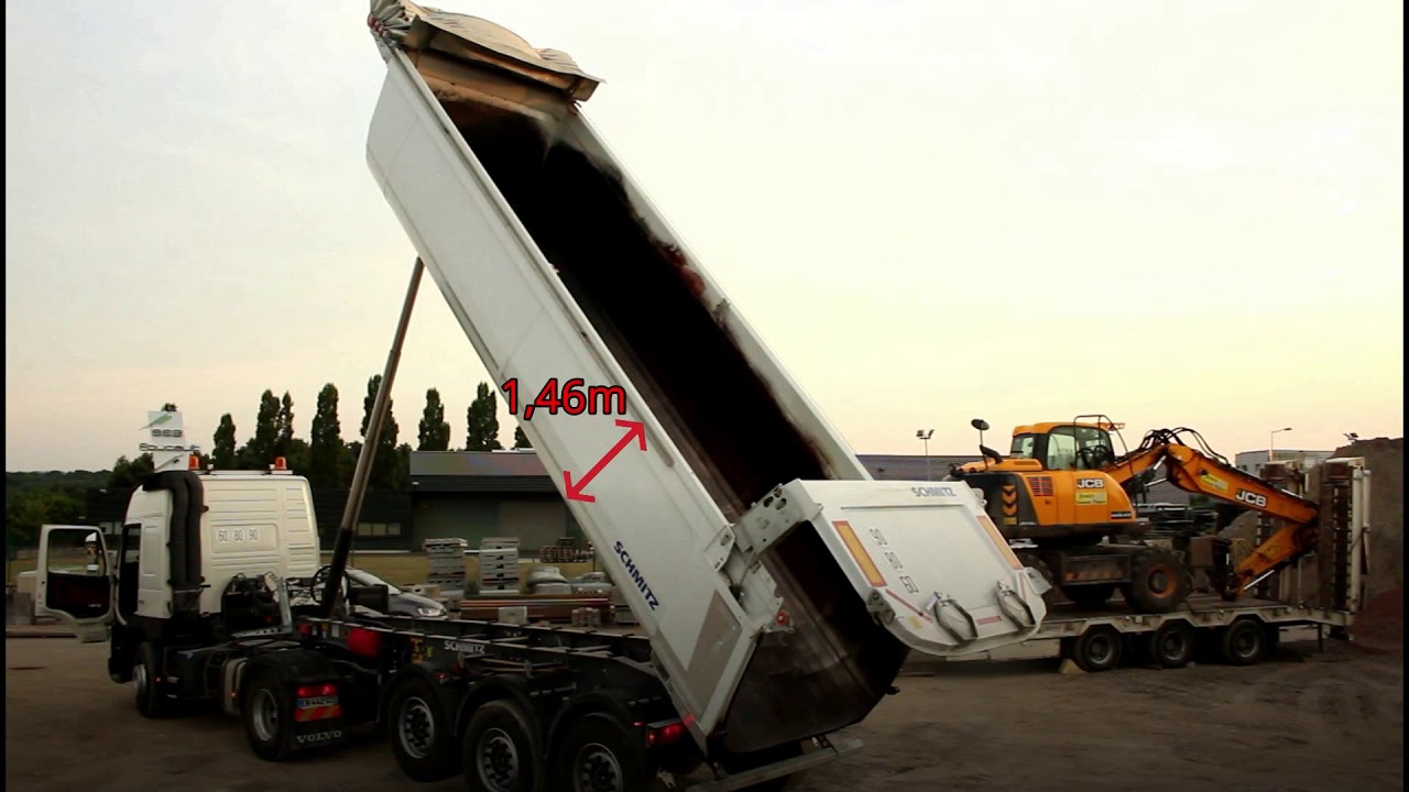 Product video Steel tipper semi trailer with hydraulic door - Schmitz Cargobull [english]