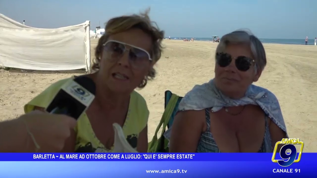 Barletta - Al mare a ottobre come luglio, qui è sempre estate