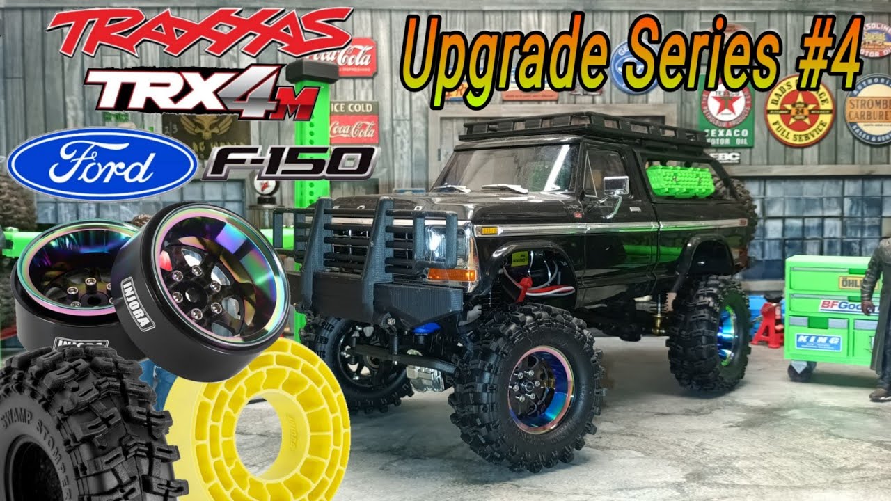 Модернизация дисков и шин Trx4m Ford F-150 High Trail #ignore #traxxas #rccrawler