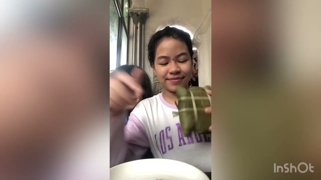 Làm bánh chưng Tết nè