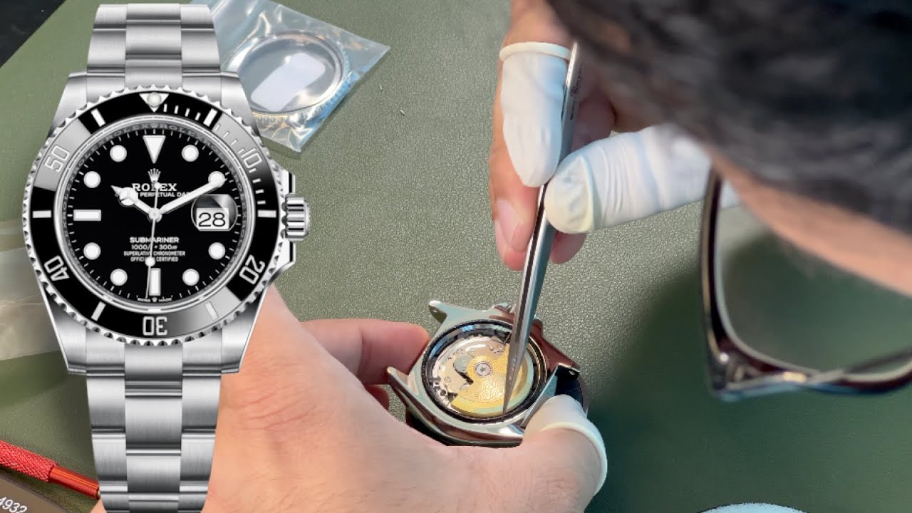 Модификация деталей Seiko для часов Rolex Submariner Yachtmaster GMT. Мастер-дизайн — создание ча...
