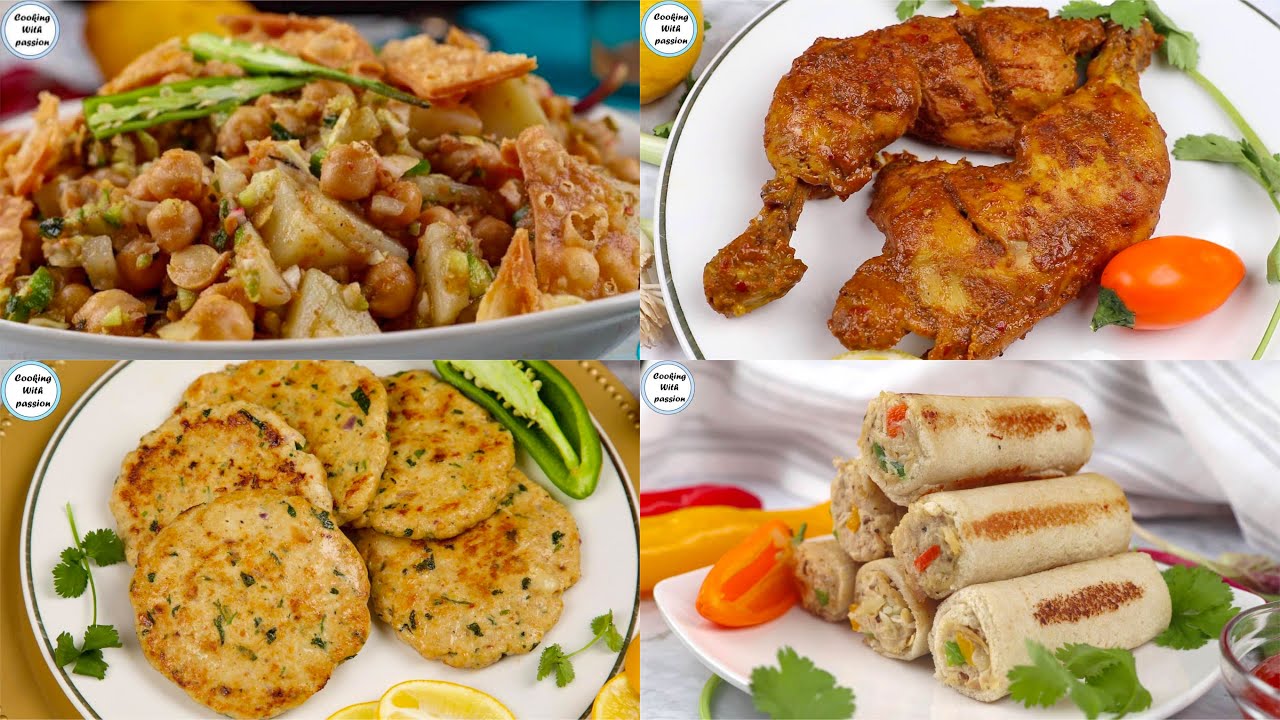 5 Unique Iftar Snacks Ramadan Special Recipes By Cooking With Passion | Kebab & Steam Chicken Recipe