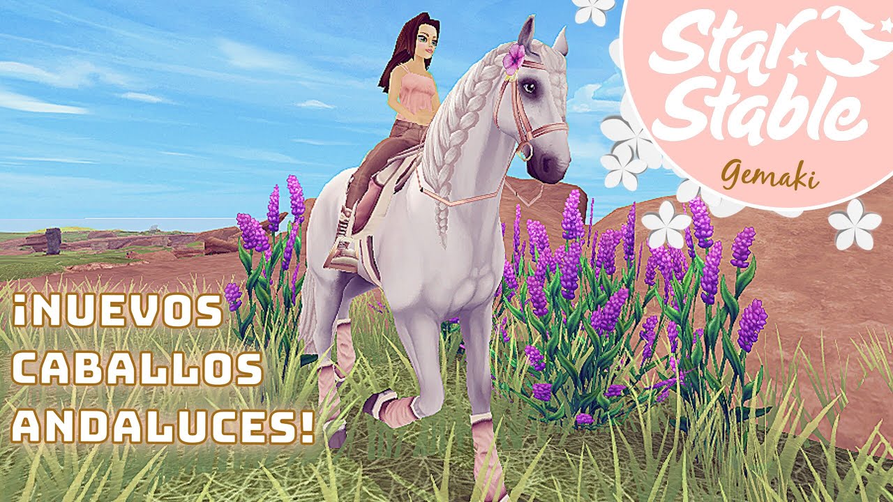 NUEVOS CABALLOS ANDALUCES!! ME COMPRO A PERLA!! #SSO #SSOANDALUSIAN star stable updates 🌸19 #Gemaki