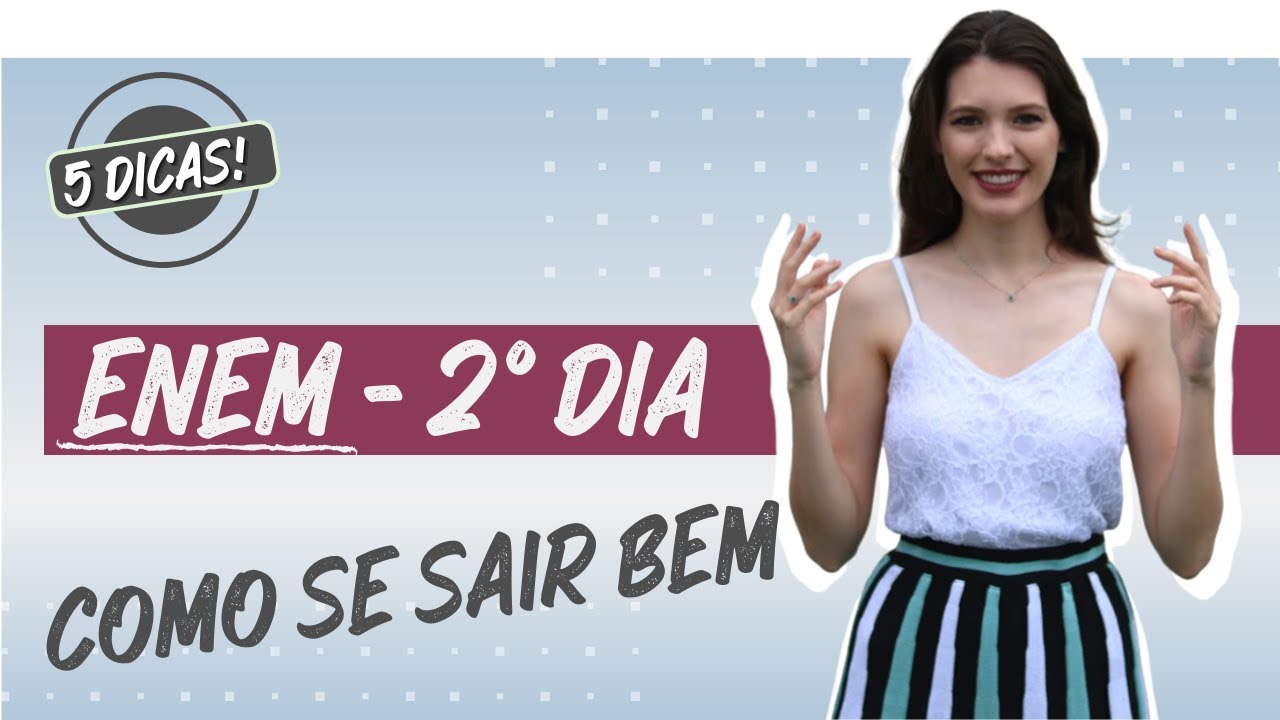 😍 Como se dar bem no segundo dia do ENEM - Matemática e Naturezas | Sarah Schollmeier