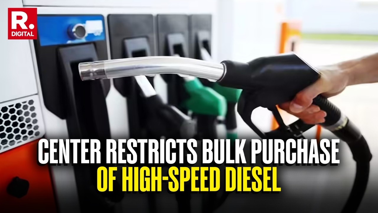 BREAKING:Ministry Of Petroleum & Natural Gas Limits High-Speed Diesel Purchase, Capped At 200 Litres
