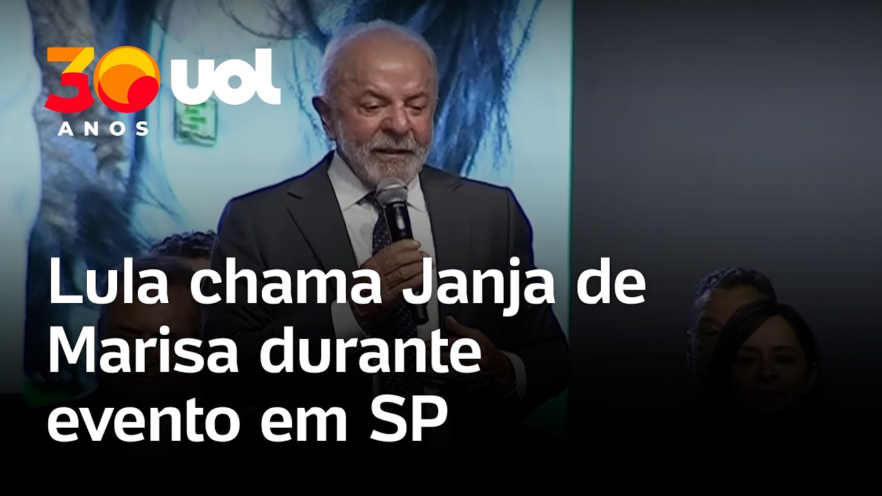 Lula se confunde e chama Janja de Marisa durante evento em Mauá, São Paulo; veja vídeo