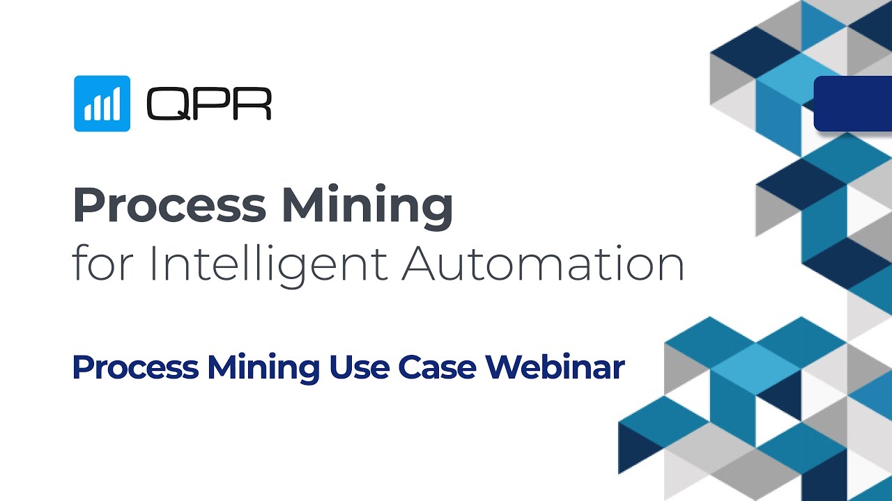 Process Mining for Robotic Process Automation (RPA) | QPR webinar