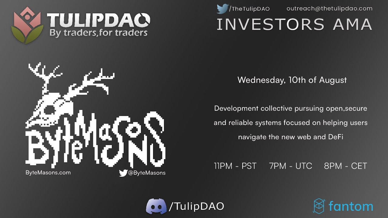 Crypto Investors AMA - ByteMasons