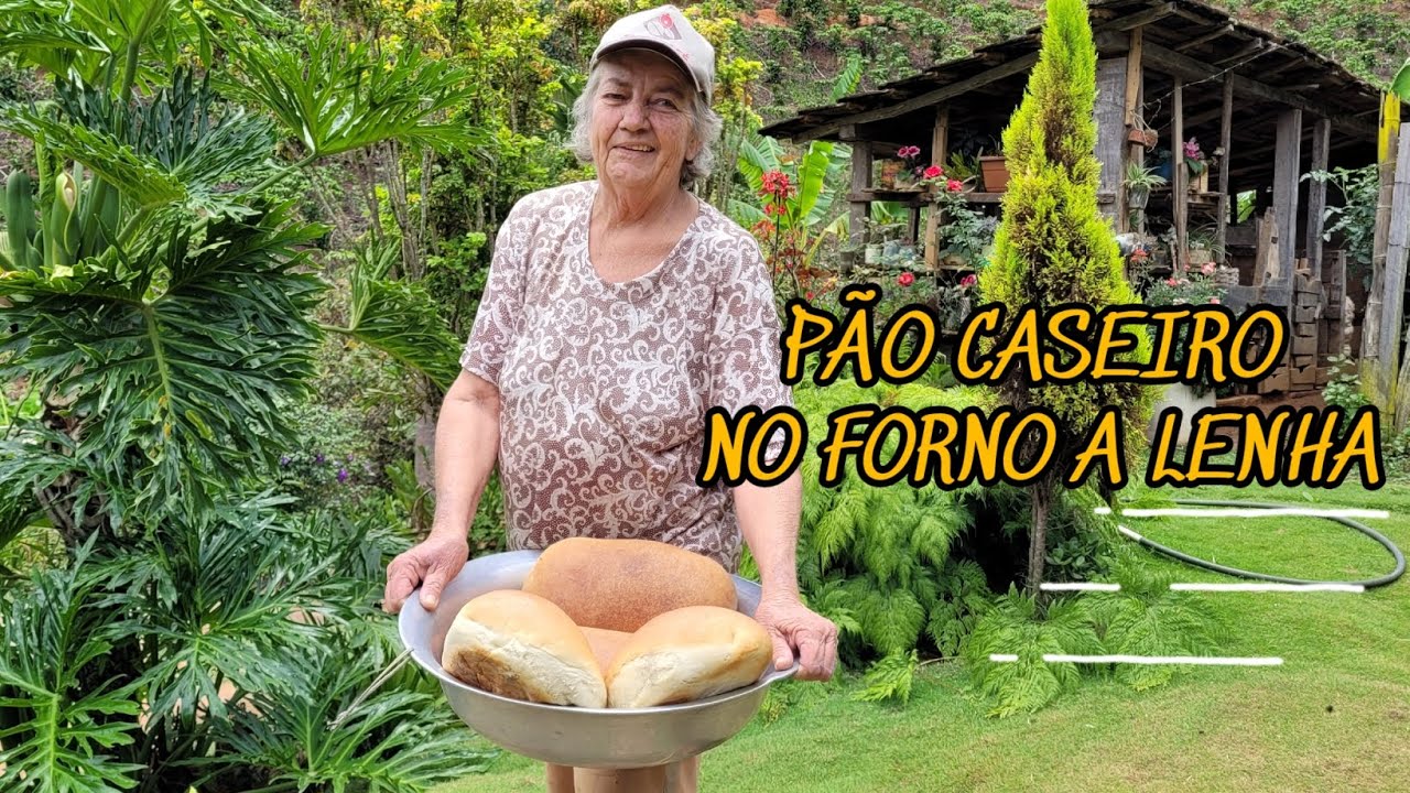 Fazendo Pão Caseiro no Forno a lenha 🔥