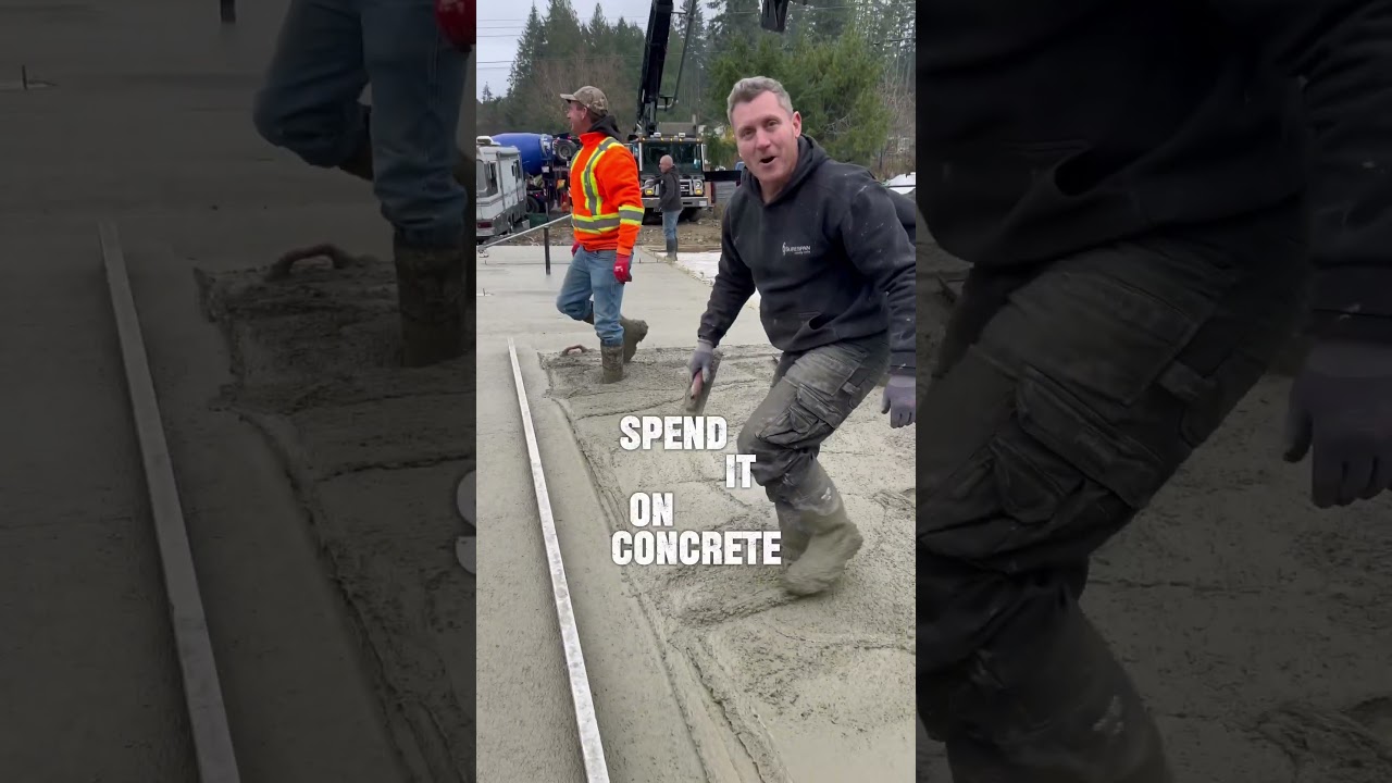 Save money by grading properly #concrete #construction #landscaping