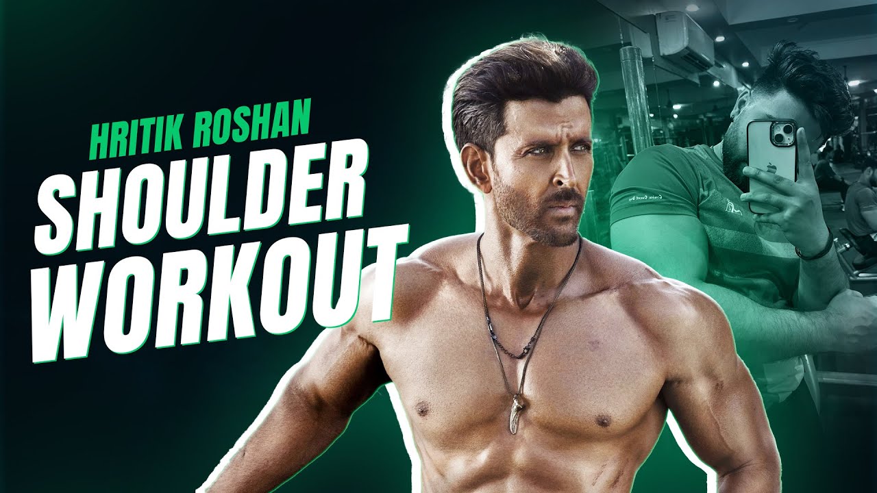 HRITIK ROSHAN'S INSANE SHOULDER EXERCISES REVEALED! #hritikroshan #shoulderworkout #dailyvlog