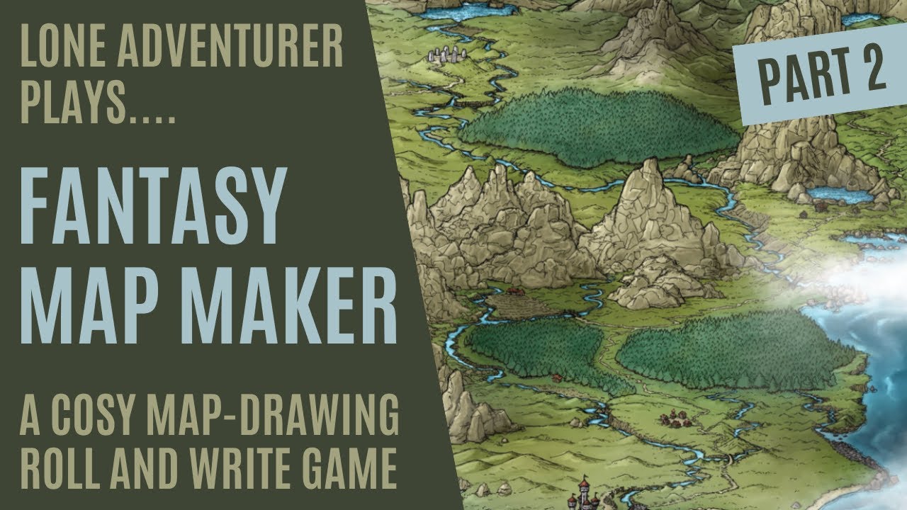 Fantasy Map Maker | Уютная игра-ролик с рисованием карт | Часть 2