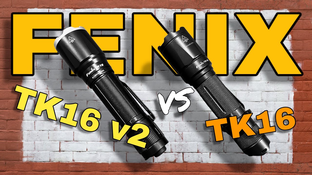 FENIX TK16 V.2 vs TK16 première génération ... c'est beau la jeunesse !!!