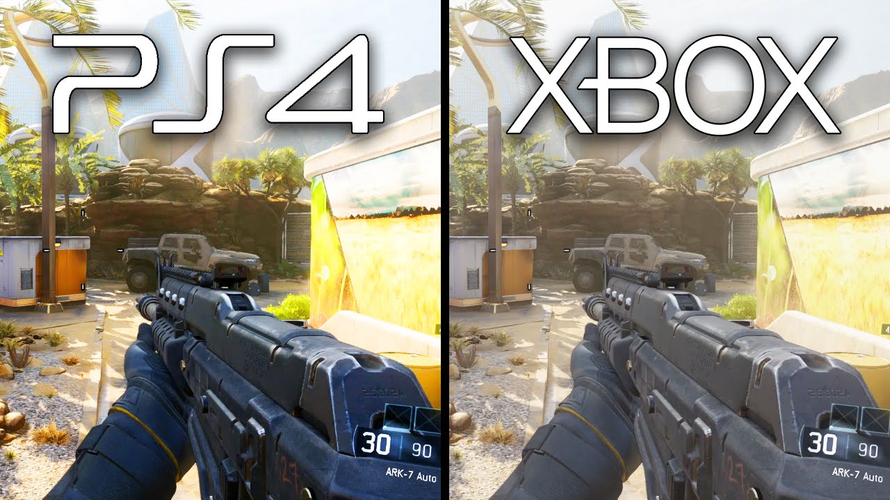 Сравнение графики Black Ops 3 на PlayStation 4 и Xbox One (геймплей XB1 PS4)