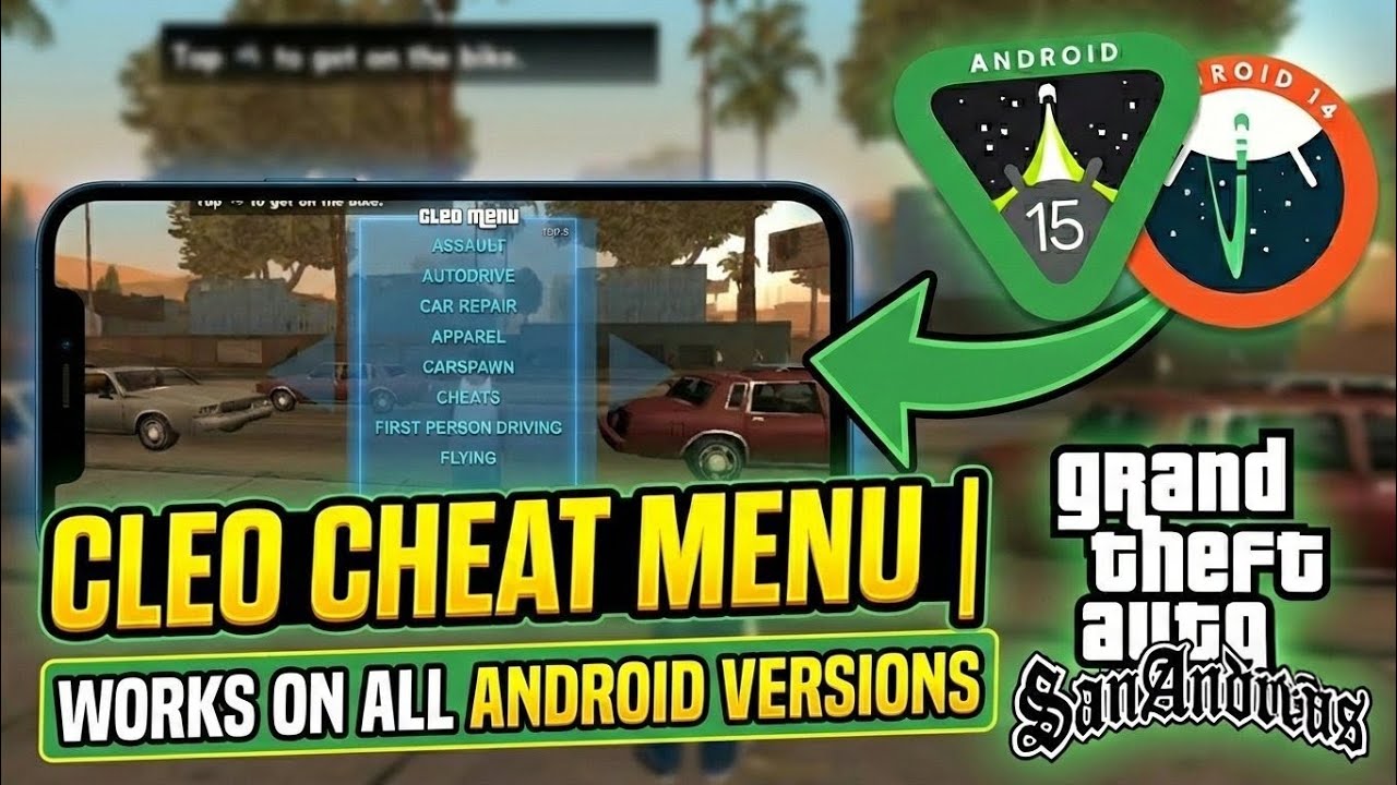 How To Install CLEO CHEAT MENU Android 14 |  GTA SA Android 10/11/12/13/14 | zedmax gamer