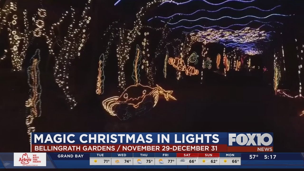 Bellingrath Christmas lights