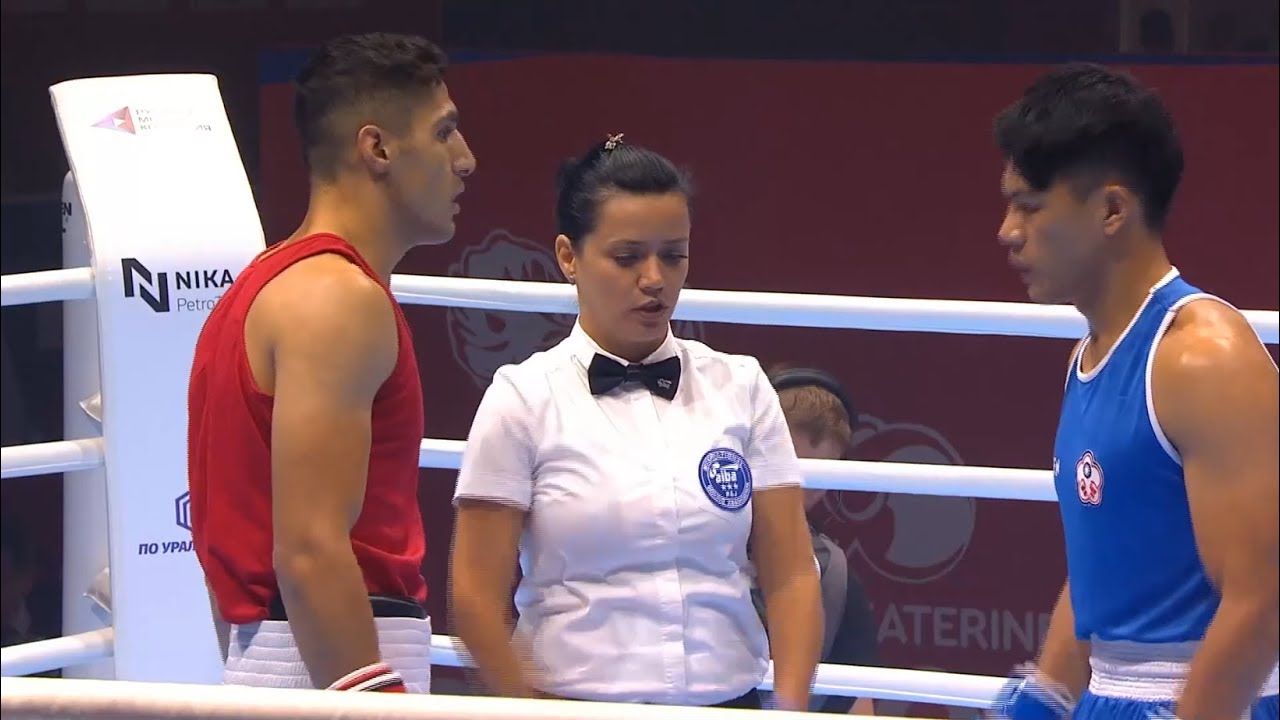Preliminaries (75kg) MOUSAVI SEYEDSHAHIN (IRI) vs KAN Chia-Wei (TPE) /AIBA World 2019