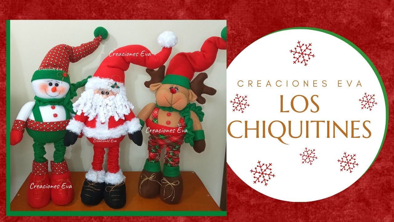 🦌🎅⛄Aprende a hacer muñecos navideños (2022) - Los Chiquitines