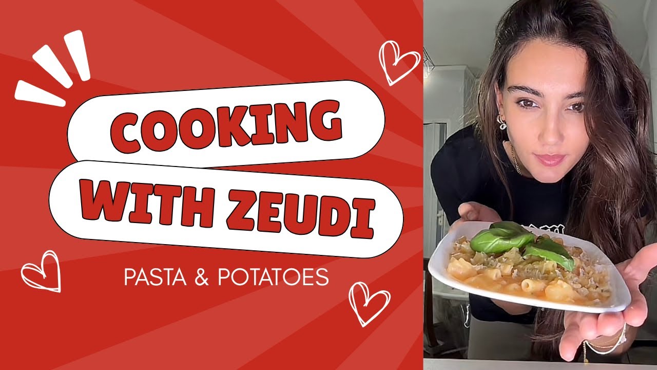 Zeudi di Palma TikTok Live | Making Pasta e Patate for the FIRST TIME | English Subtitles