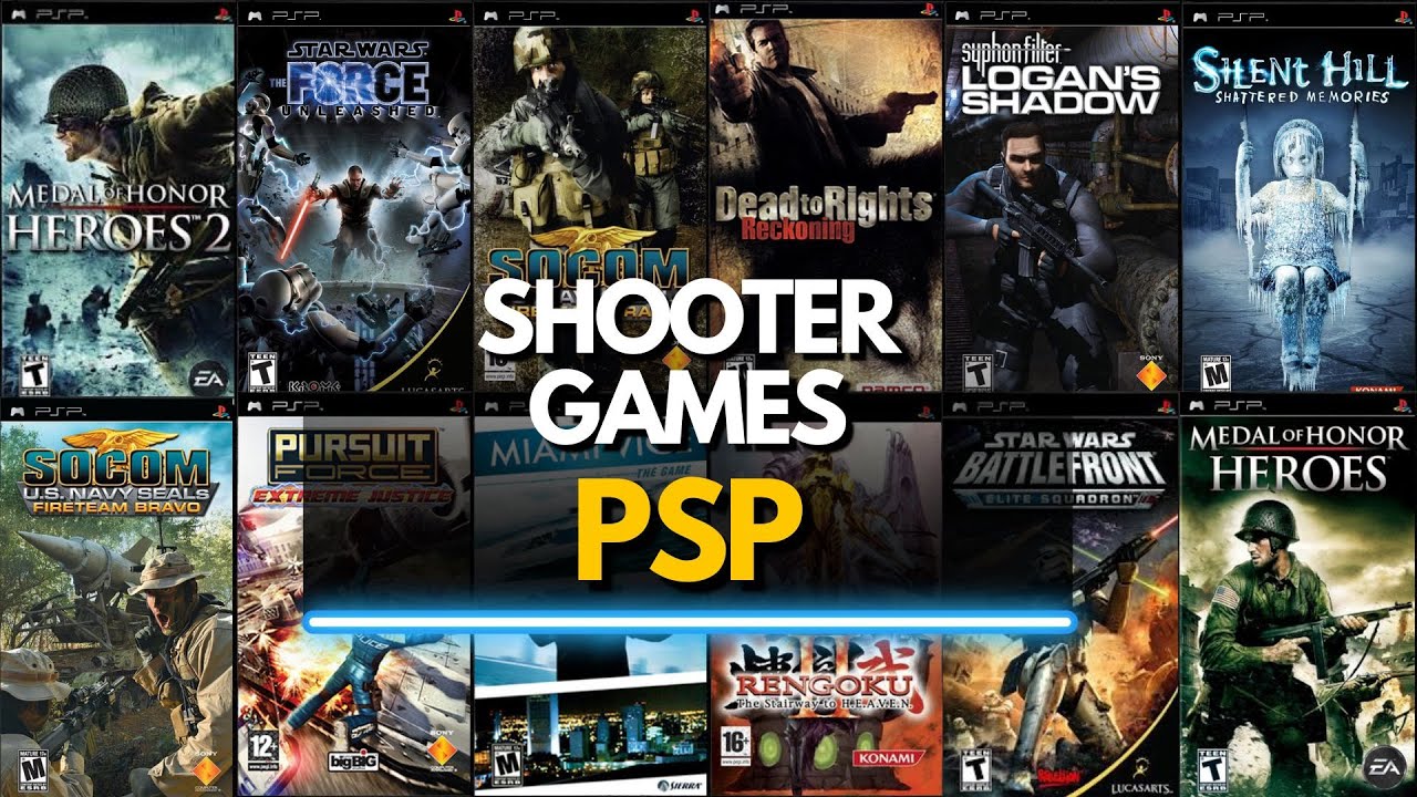 TOP 30 BEST SHOOTER GAMES TO PLAY ON PSP