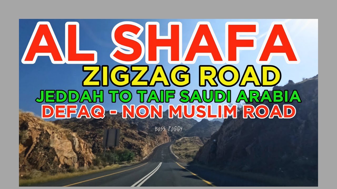[4K] Amazing View of Al Shafa Zigzag Road | Taif, K.S.A
