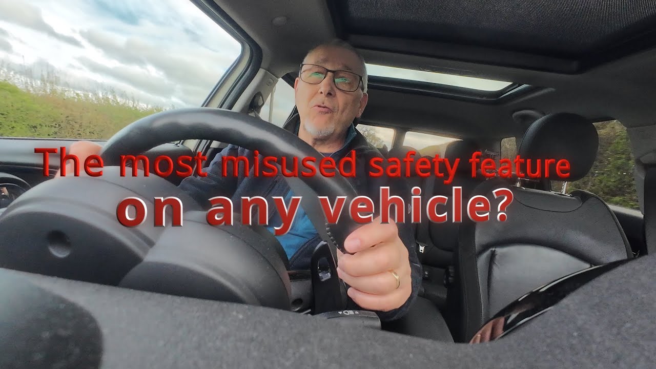 What is the most misused safety feature on any vehicle?