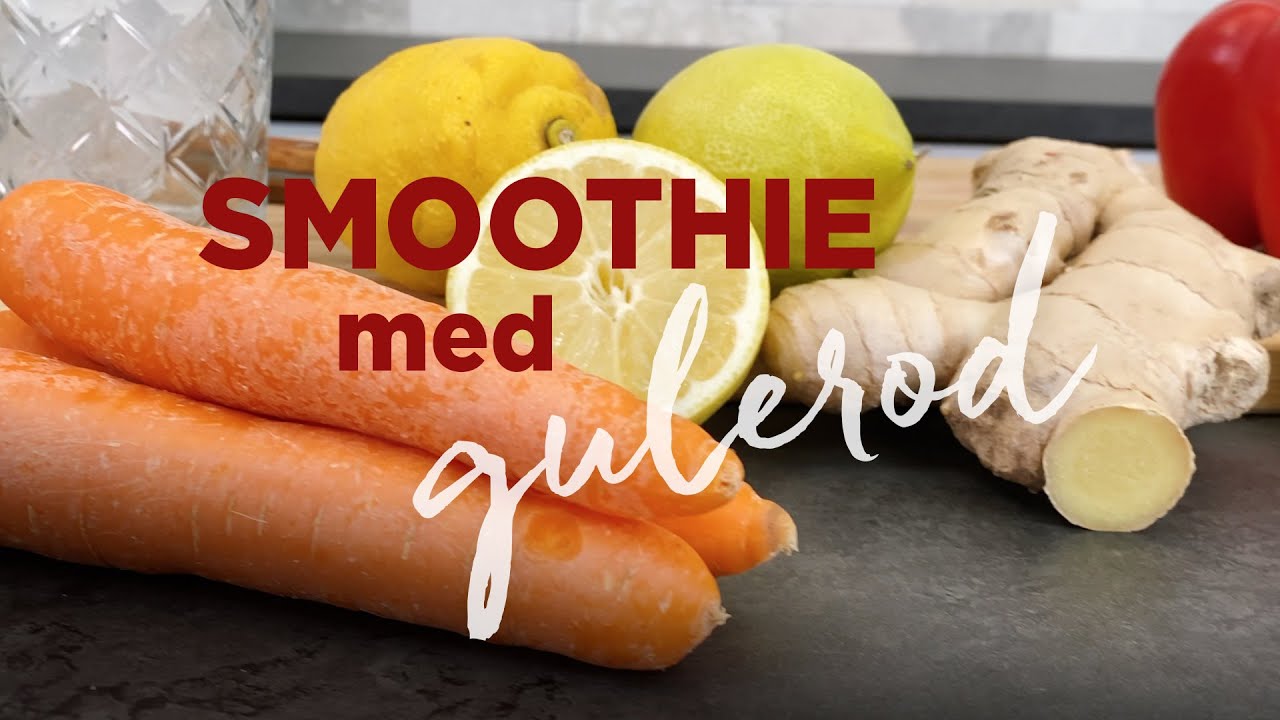 Smoothie med gulerod p&aring; Vitamix a2500 | Mads Bo blender en sund gulerodssmoothie