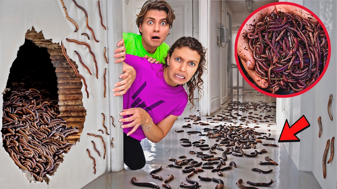 We FOUND WORMS Inside CARTER's Room!