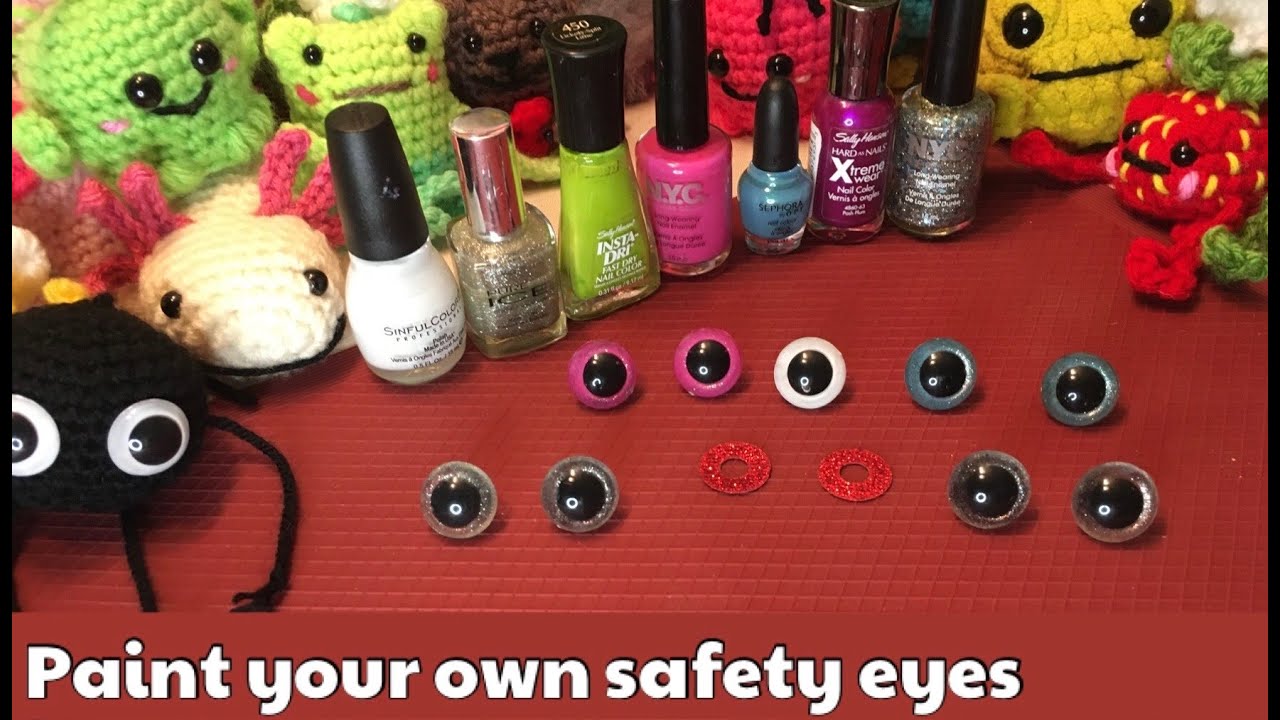 PAINT YOUR OWN SAFETY EYES HOW TO