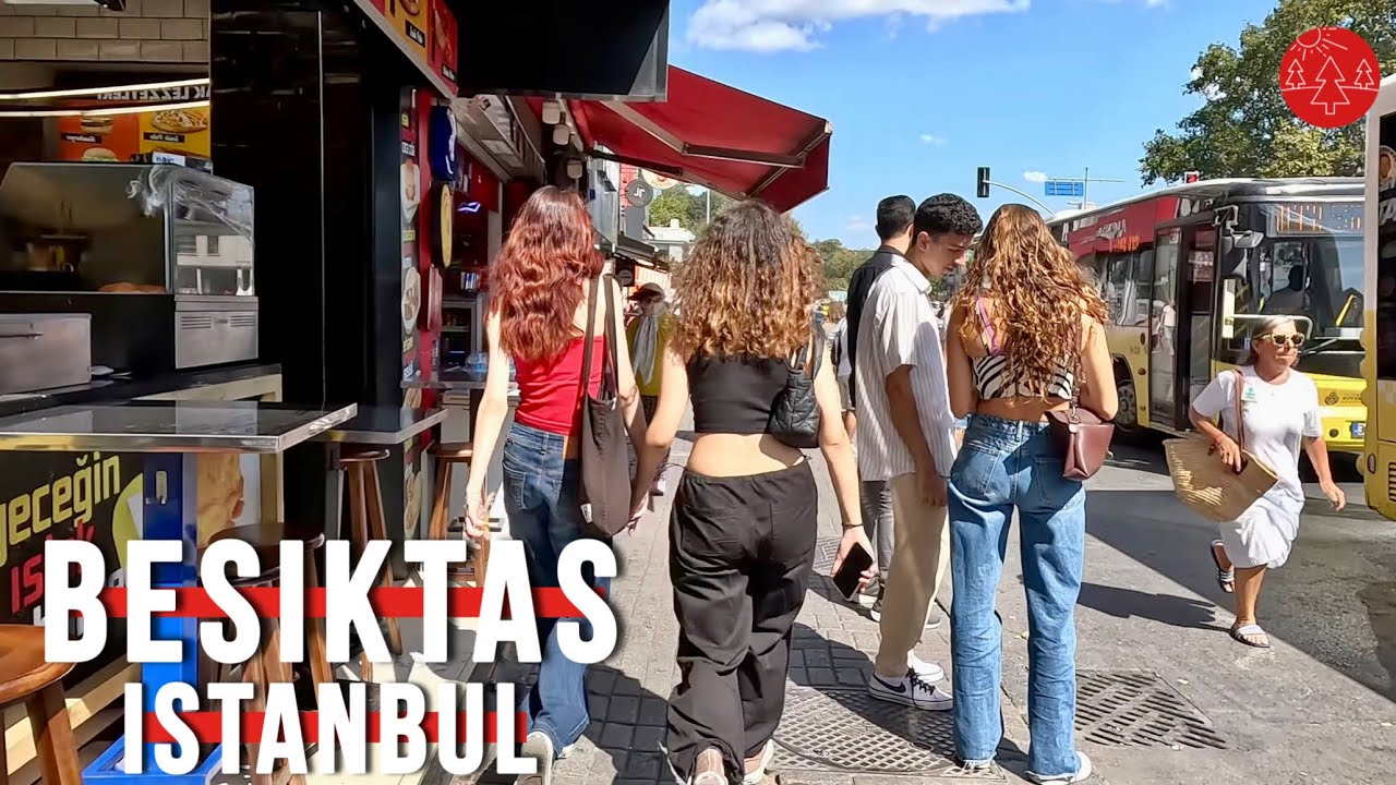 Besiktas Bazaar Istanbul Walking Tour | 4K 60fps