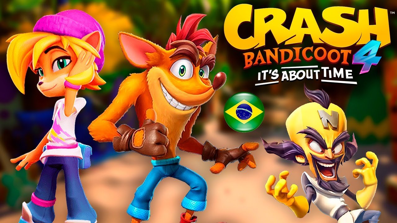 O JOGO MAIS AGUARDADO DO CRASH FINALMENTE LANÇOU 😍 | Crash Bandicoot 4: It's About Time (PT-BR)