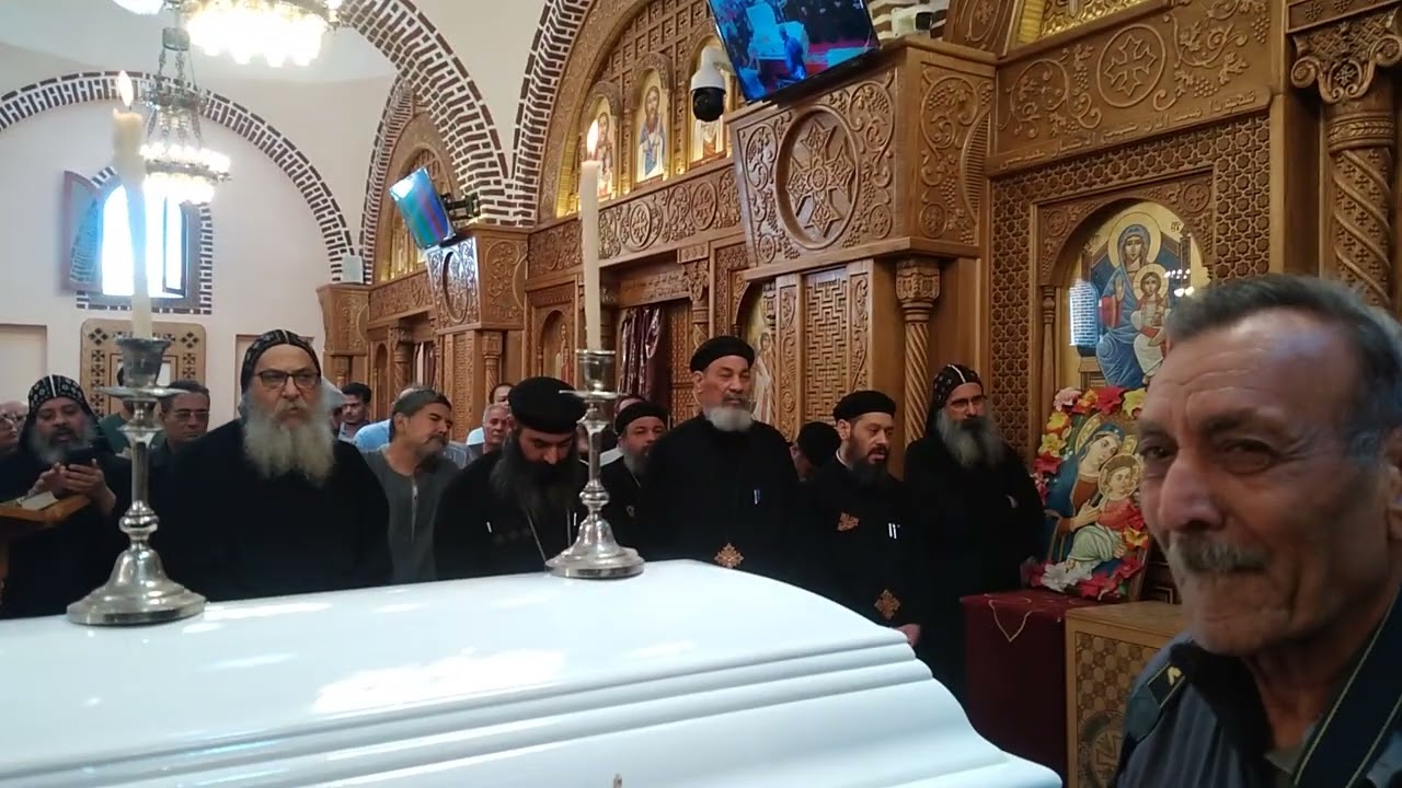 صلوات الجنازة للمتنيح ابونا الراهب القمص ابونا ارسانيوس الرزيقي بدير مار جرجس بالرزيقات