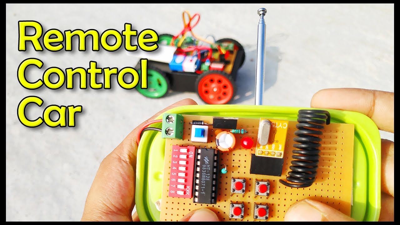 RF Remote control car | How to make