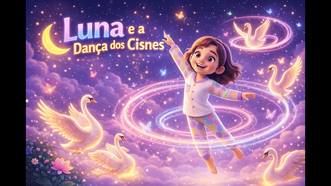 Luna e a Dança dos Cisnes 🦢✨ | Uma História Mágica para Dormir