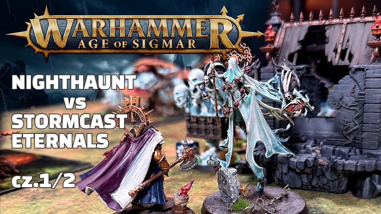 Warhammer Age of Sigmar - Nighthaunt vs Stormcast Eternals cz.1/2 - Raport Bitewny KROLM
