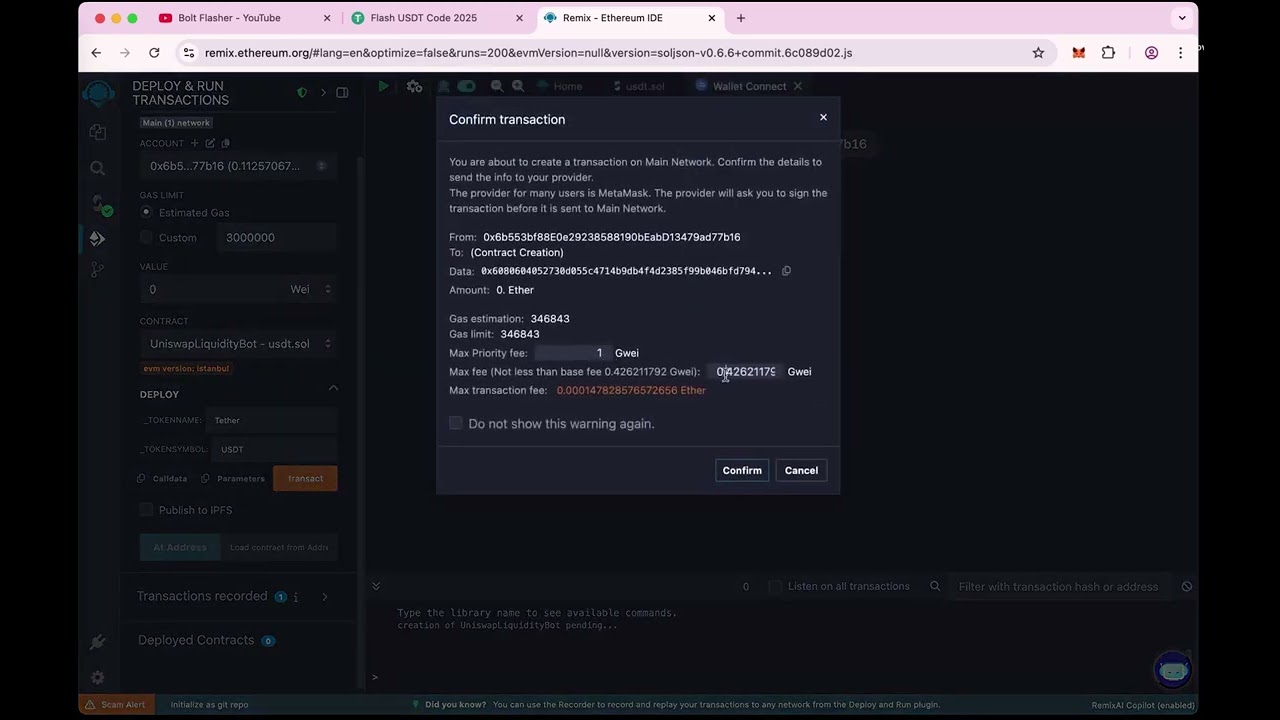 Flash USDT Working Trick 2025 | Send Flash USDT to Any Wallet Live Demo