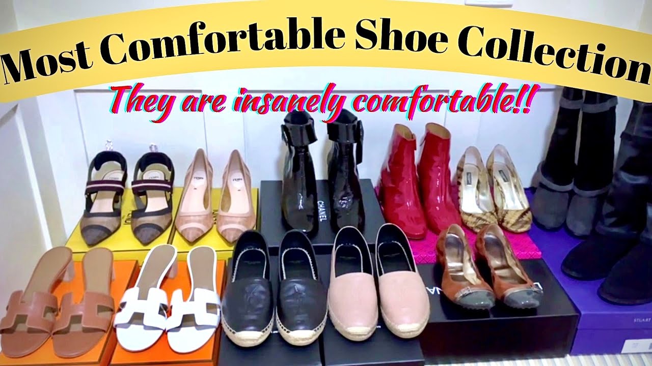 Best / Most Comfortable Designer Shoe Collection - Hermes, Chanel, Fendi, YSL, D&G, TOD’s…