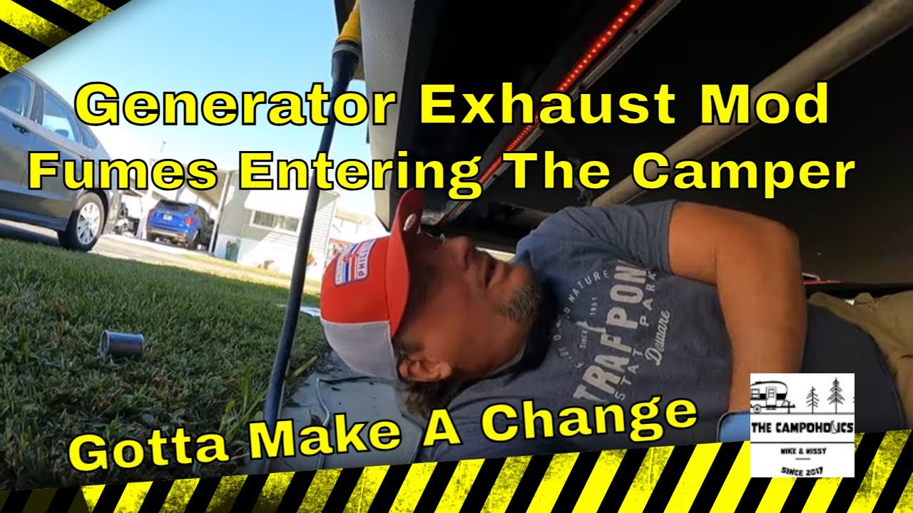 Generator Exhaust Line Mod - Fumes Entering The Camper