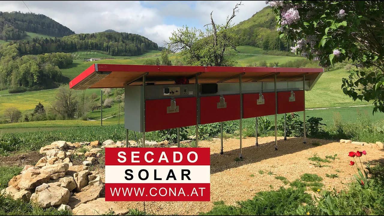 Secado solar de frutas y hierbas en suiza de CONA SF100s empresa Stuber