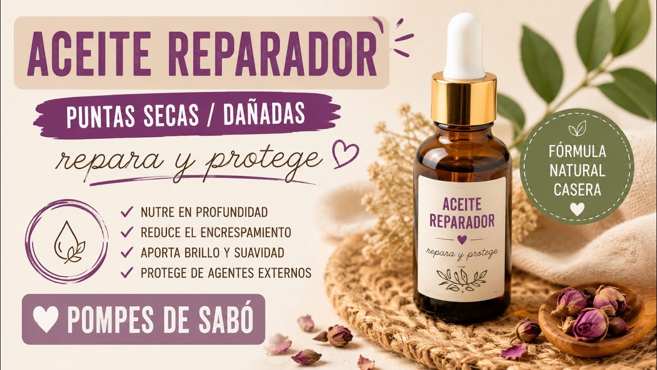 Mi aceite para las PUNTAS ABIERTAS #diy #natural