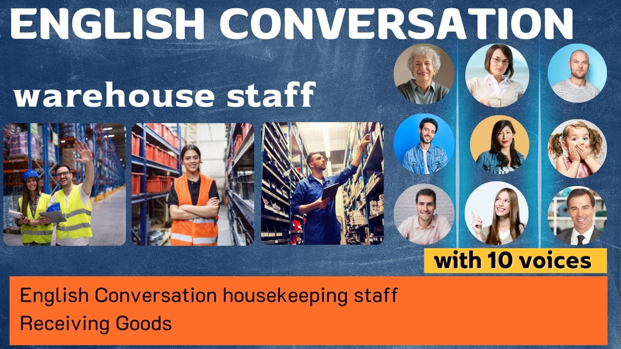English Conversation housekeeping staff Receiving Goods